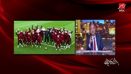 عمرو أديب يعلق صورة احتفال صلاح وأسرته بالكريسماس: لا في حاجة عيب ولا حرام.. وبيعرف يندمج مع المجتمع اللي عايش فيه ودي كانت مشكلة لعيبة مصريين كتير