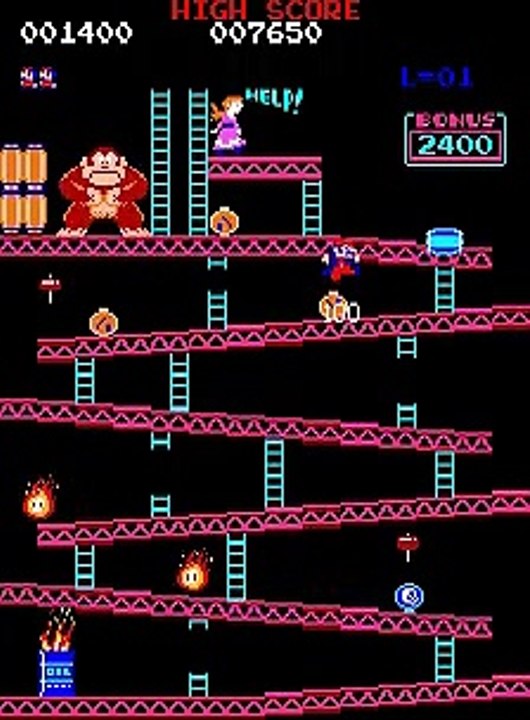 Donkey Kong online multiplayer - arcade