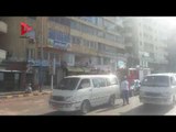 وفاة سائق بعد سقوط لوحة إعلانية على سيارته بالإسكندرية