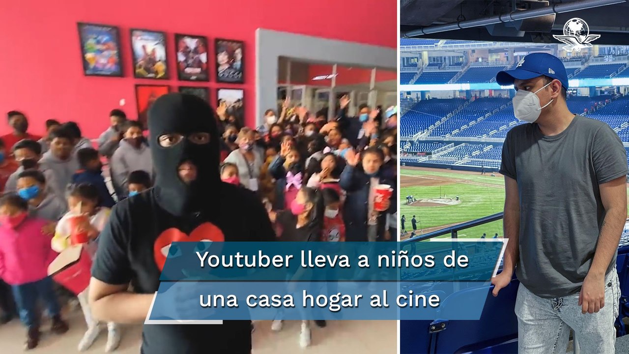 En vísperas navideñas, youtuber lleva a niños de una casa hogar ver Spider-Man: No Way Home