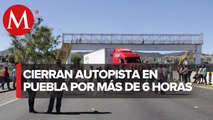 Pobladores de Santa Rita cierran la México-Puebla; piden justicia por familia atropellada