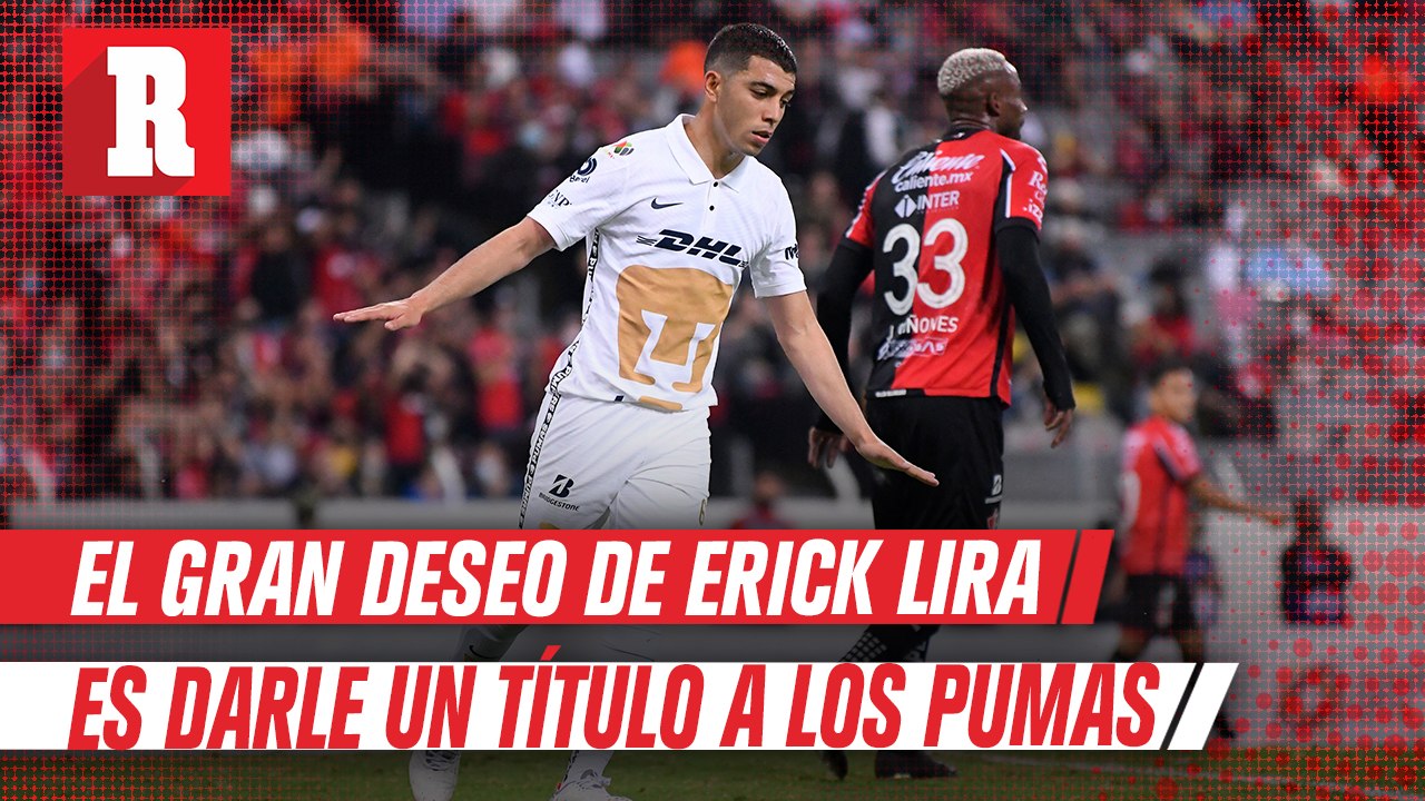 Un título con Pumas sería el mejor regalo para Erik Lira en el 2022