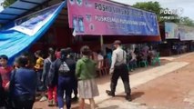 Kapolsek Putussibau Utara Jemput Warga dan Laksanakan Pengamanan Vaksin Sinovac Dosis I dan Dosis II