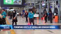 Penurunan Calon Penumpang Kereta Api Jarak Jauh Usai Libur Natal di Stasiun Senen, Jakarta Pusat