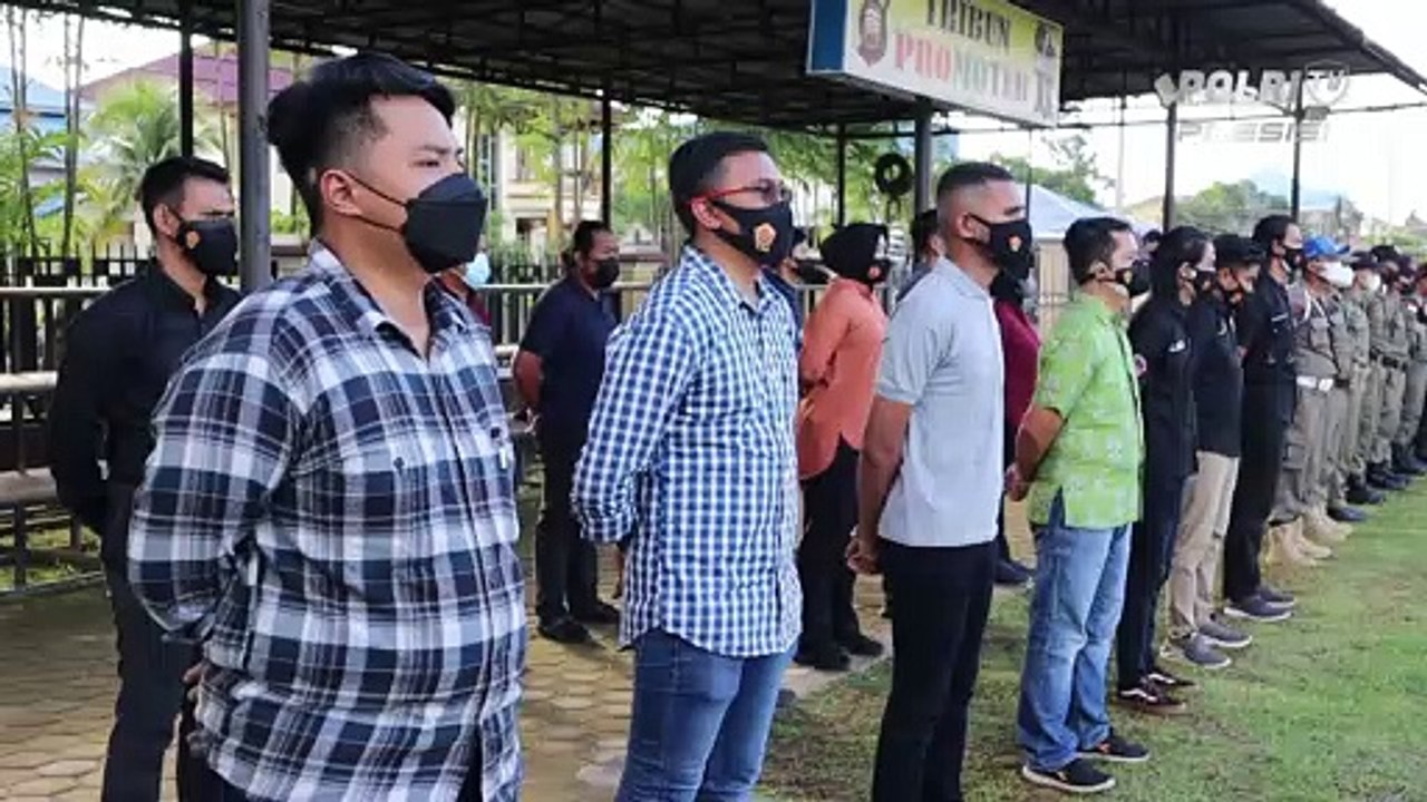 Kapolres Kapuas Hulu Pimpin Apel Gabungan Kesiapan Pengamanan Malam Natal