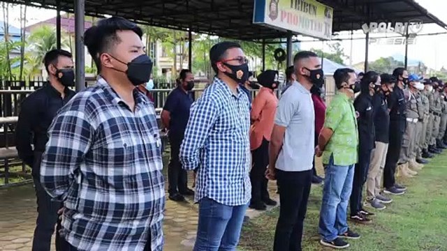 Kapolres Kapuas Hulu Pimpin Apel Gabungan Kesiapan Pengamanan Malam Natal