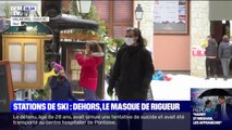Dans les stations de ski savoyardes, le port du masque en extérieur est désormais obligatoire