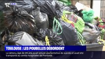 À Toulouse, les poubelles débordent en raison de la grève des éboueurs