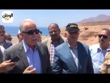 وزير الري يفتتح مشروعات للحماية من السيول بجنوب سيناء