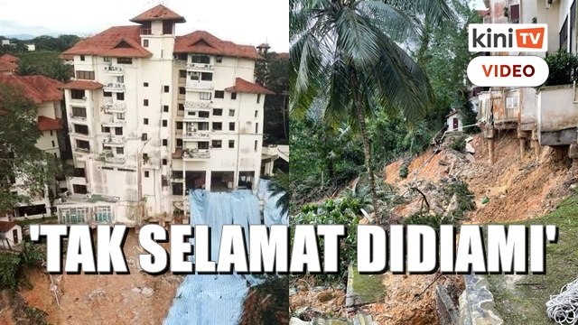 Tanah runtuh: Perunding sahkan kondo Seri Duta 1 tak selamat