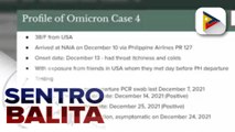 Ikaapat na Omicron Variant case ng bansa, naitala; Reproduction rate o ang bilis ng hawaan  ng COVID-19 sa Metro Manila, bahagyang tumaas ayon sa Octa Research Group