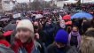 Belgique: Plusieurs milliers de personnes ont manifesté à Bruxelles pour protester contre la fermeture des salles de spectacle imposée par les autorités pour endiguer la propagation du variant Omicron - VIDEO