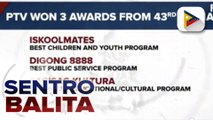 Ilang programa ng PTV, wagi sa 43rd Catholic Mass Media Awards