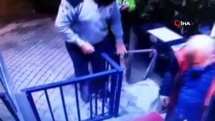 Hırsızlık yapıp kaçan şahsı görevliler havada yakaladı