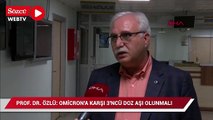 Prof. Dr. Özlü: Omicron'a karşı 3'ncü doz aşı olunmalı