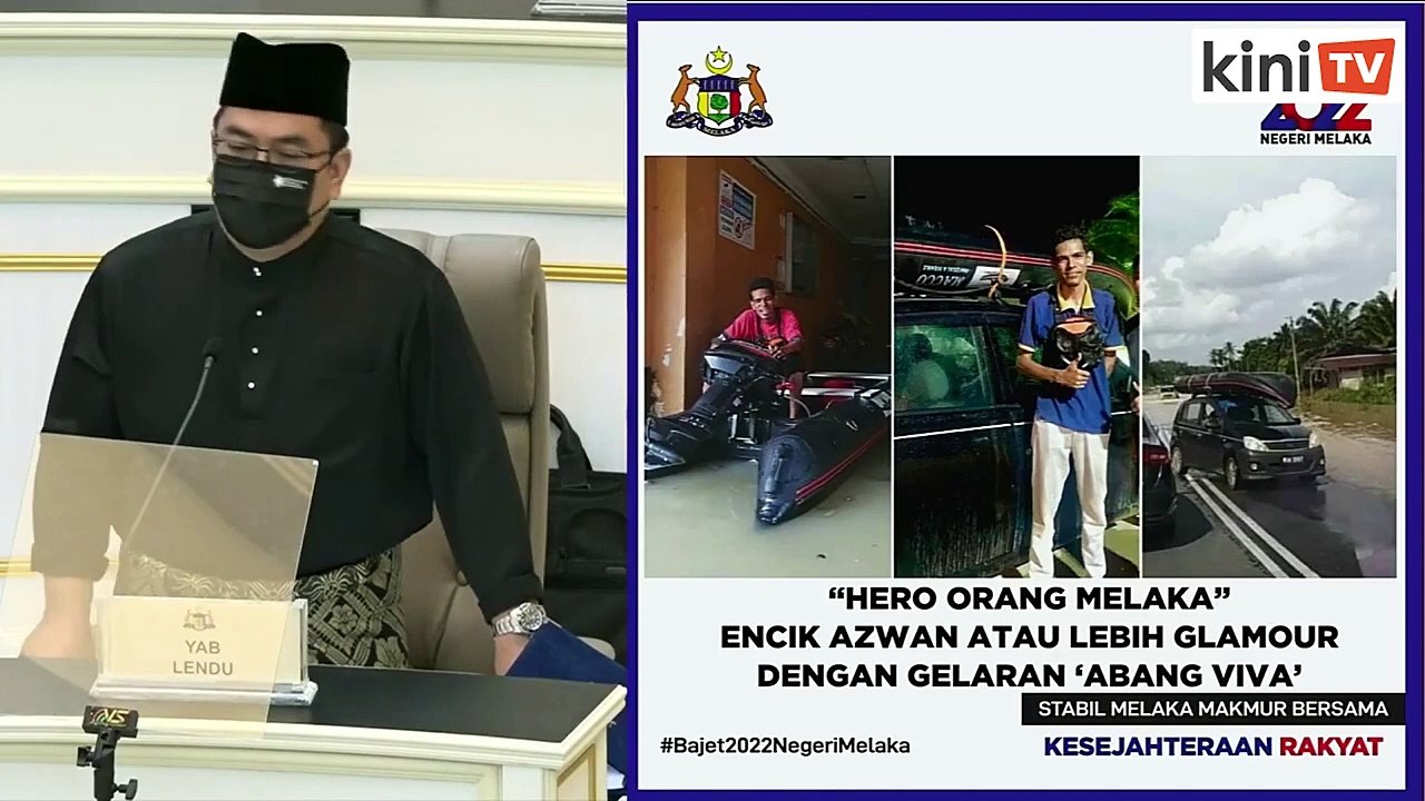 'Hero orang Melaka' - DUN Melaka beri penghormatan buat 'Abang Viva'