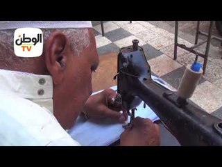 ترزي على الرصيف.. سعيد: الشارع دكاني من 10 سنين