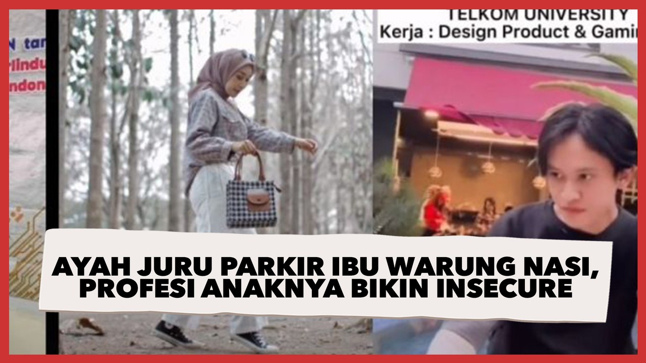 Ayah Juru Parkir Ibu Warung Nasi, Profesi Tiga Anaknya Bikin Insecure Tetangga