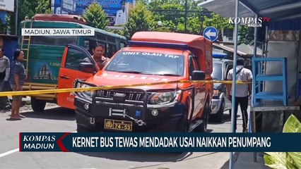 Kernet Bus Tewas Mendadak Usai Naikkan Penumpang