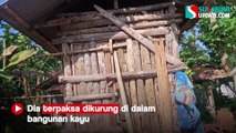 Depresi, Mantan TKW di Purabaya Sukabumi Dikurung dalam Bangunan Kayu