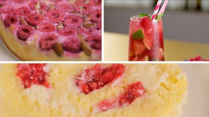 3 bonnes idées avec des framboises