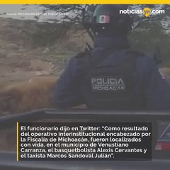 Encuentran vivo a basquetbolista mexicano desaparecido