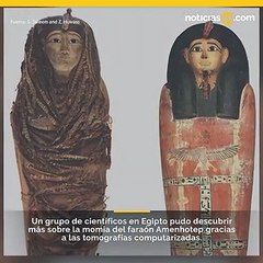 Destapan momia gracias a la tecnología