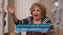 Silvia Pinal sale del hospital y se recupera en su casa