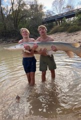 Texas Teens Catch Giant Alligator Gar After Thinking It Was a Turtle