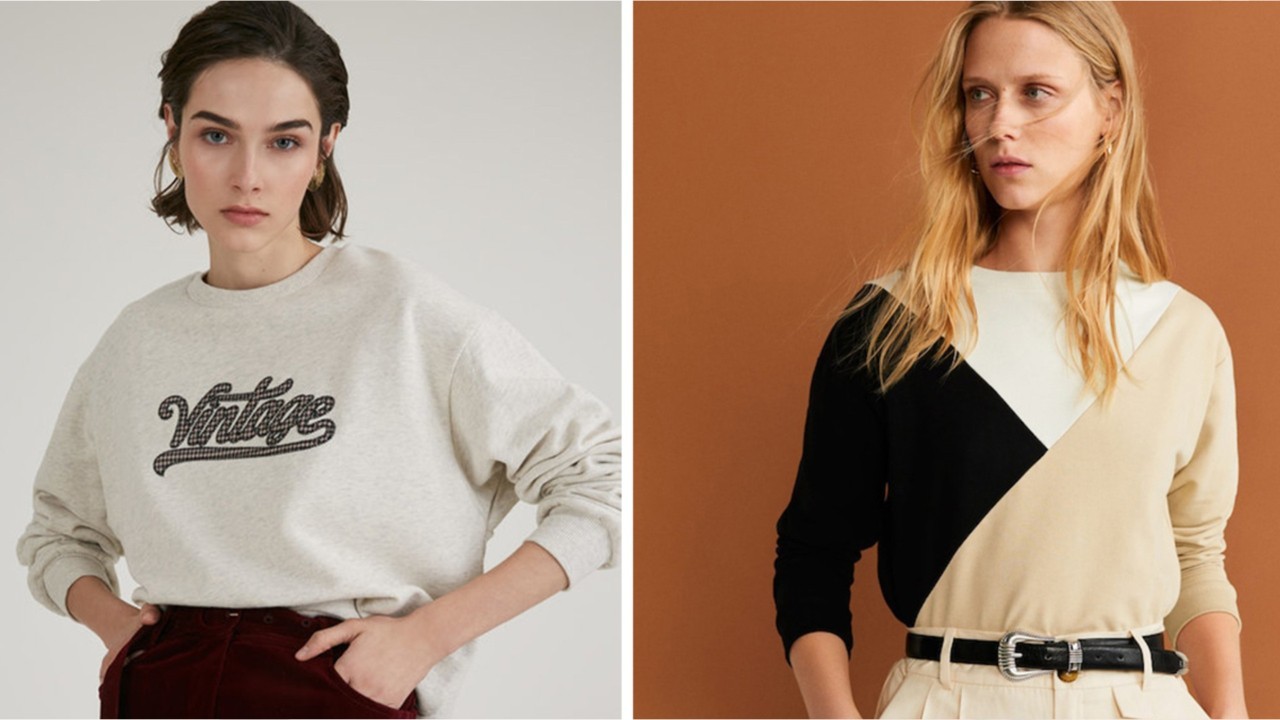 Sweat-shirt : les 20 plus beaux modèles pour une saison stylée et  décontractée : Femme Actuelle Le MAG