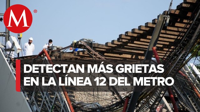 Hallan 21 grietas en tramo elevado de Línea 12 del Metro de CdMx