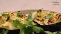 CUISINE ACTUELLE - Gratin de courgettes farcies