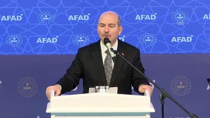 Soylu: "2022'yi Afet Tatbikat Yılı olarak belirledik"