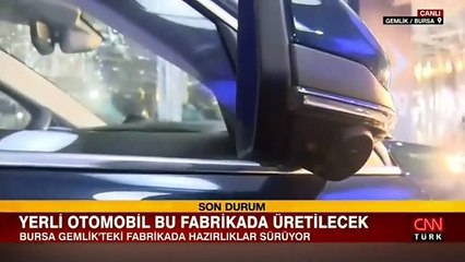 Yerli otomobil TOGG'un fabrikası böyle görüntülendi
