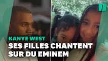 Quand les filles de Kanye West tentent de rapper sur un classique d'Eminem