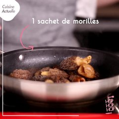 CUISINE ACTUELLE - Hop hop hop Noël : suprêmes de volaille aux morilles et vin jaune