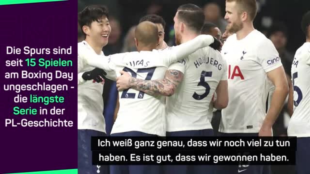 Conte nach Sieg am Boxing Day: 'Noch viel zu tun'