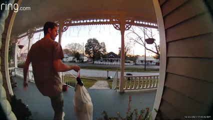 Garbage Bag Makes Long Distance Bucket