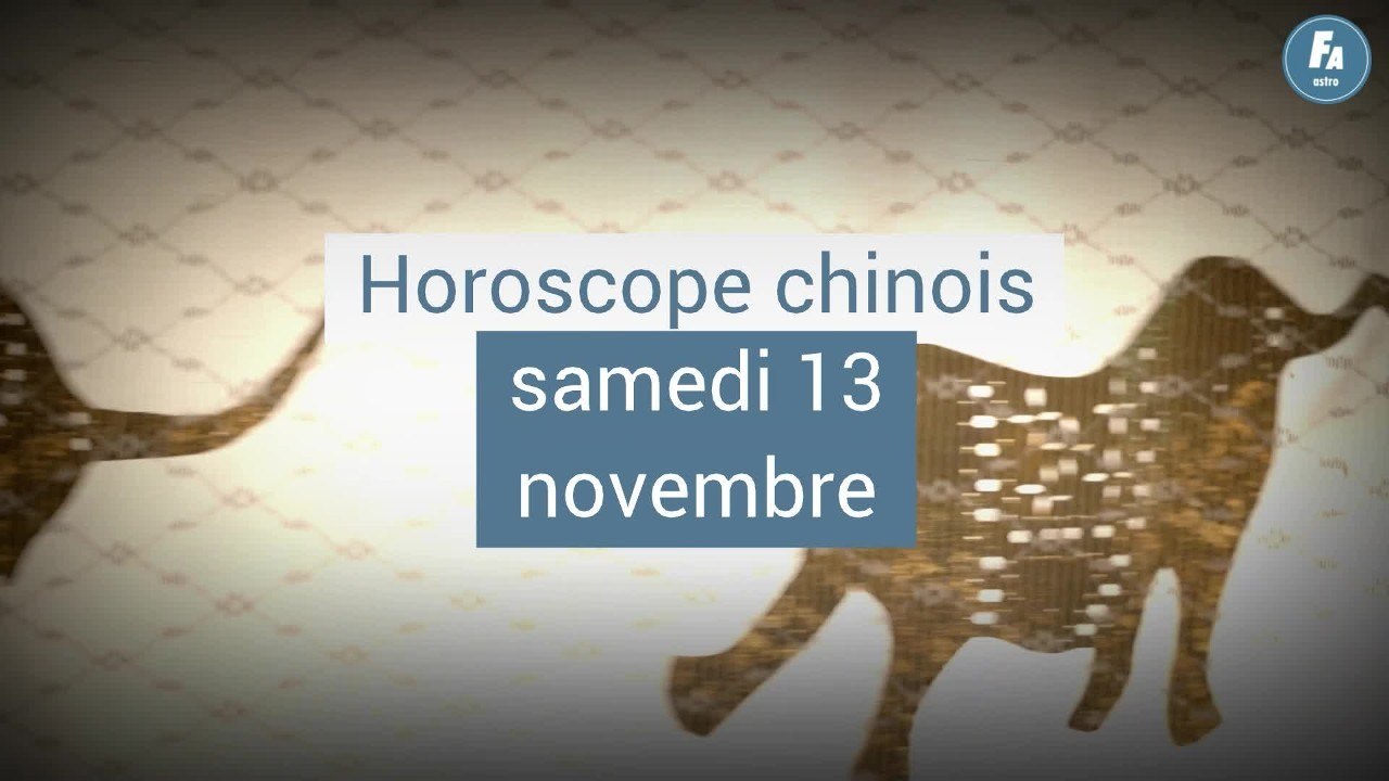 FEMME ACTUELLE - Horoscope chinois du jour, Bœuf ou Buffle de Bois, du samedi 13 novembre 2021