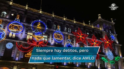 No hubieron hechos graves que lamentar en todo el país por Nochebuena y Navidad: AMLO