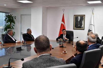 Türkiye Muhtarlar Konfederasyonu'ndan Dündar'a ziyaret