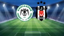 Konyaspor-Beşiktaş karşılaşmasında ilk dakikalar çok hareketli