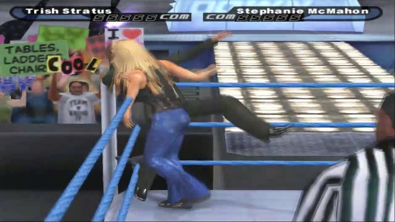 WWE SmackDown! Shut Your Mouth Trish Stratus vs Stephanie McMahon