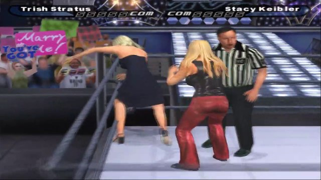 WWE SmackDown! Shut Your Mouth Trish Stratus vs Stacy Keibler