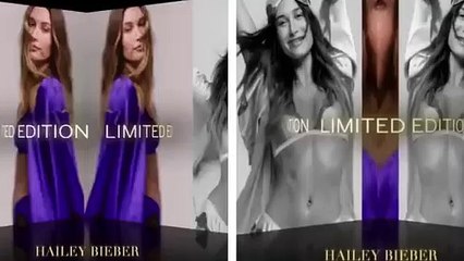 Hailey Bieber looks sensational  in Victoria’s Secret lingerie