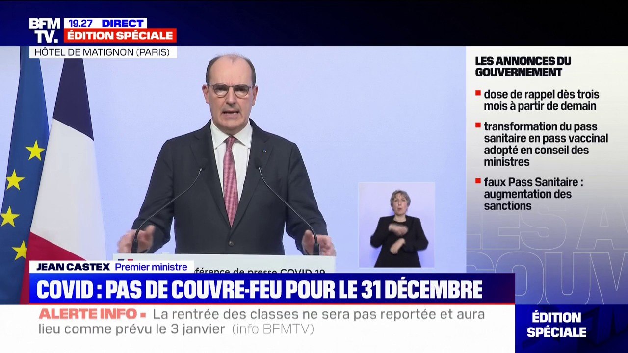 Jean Castex annonce que "le recours au télétravail sera rendu obligatoire dans toutes les entreprises" où cela est possible