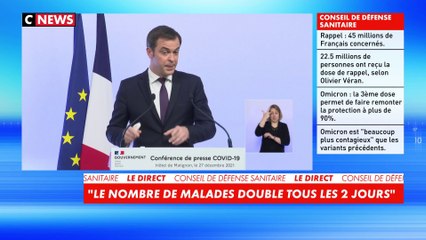 Olivier Véran sur l'ouverture de la 4e dose : «C'est une possibilité, on voit remonter des demandes»