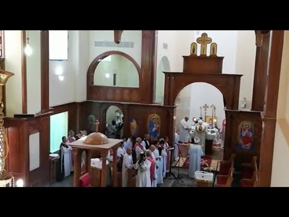 الأنبا بولا يترأس قداس الأربعين للأنبا أبيفانيوس بكنيسة العذراء بطنطا