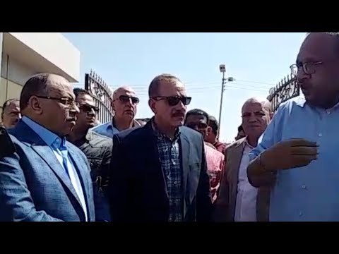 وزير التنمية المحلية يتفقد مشروع محطة الصرف الصحي بأسيوط