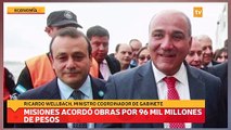 Misiones acordó obras por 96 mil millones de pesos